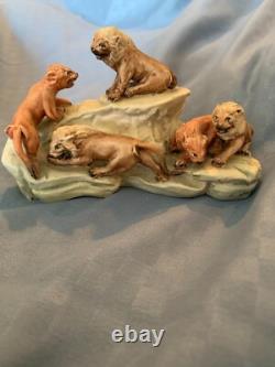Capodimonte Lion Figurine- RARE, One of a Kind