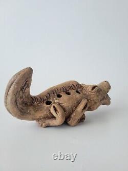 Captivating Alligator Incense Vessel Handcrafted, One of a Kind