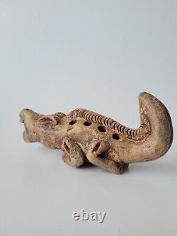 Captivating Alligator Incense Vessel Handcrafted, One of a Kind