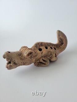 Captivating Alligator Incense Vessel Handcrafted, One of a Kind