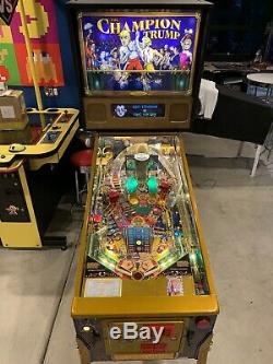 Champion Trump Pinball Machine (Rare One Of A Kind)