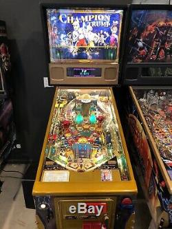 Champion Trump Pinball Machine (Rare One Of A Kind)