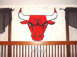 Chicago Bulls License Plate Logo Sign! One Of A Kind Piece For A Bulls Fan