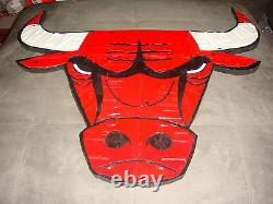 Chicago Bulls License Plate Logo Sign! One Of A Kind Piece For A Bulls Fan