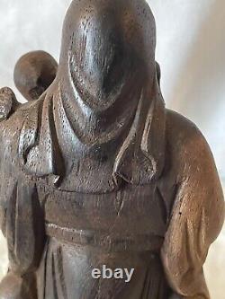 Chinese wood carving antique possibly one-of-a-kind