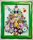 Christmas Tree, Kids Watch Collection, Framed Jewelry One Of A Kind Art, Decor