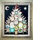 Christmas Tree, Watch Collection, Framed Jewelry One Of A Kind Art, Unique Gift