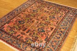 Circa 1920's 5' 5 x 6' One of a Kind collectible Lilihan AUTHENTIC ORIENTAL RUG