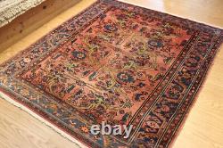 Circa 1920's 5' 5 x 6' One of a Kind collectible Lilihan AUTHENTIC ORIENTAL RUG