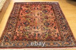 Circa 1920's 5' 5 x 6' One of a Kind collectible Lilihan AUTHENTIC ORIENTAL RUG