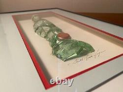 Coca Cola One-Of-A-Kind Actual Glass Bottle Broken Art St. Pete FL Photo Framed