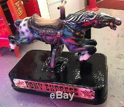 Coin Operated Pony Express Horse Kiddie Ride One Of A Kind Freight Ship Avail