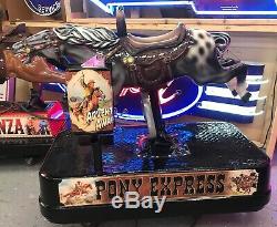 Coin Operated Pony Express Horse Kiddie Ride One Of A Kind Freight Ship Avail