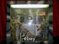 Collectable Military US Army Dessert Storm Wooden Shadow Box One of a Kind