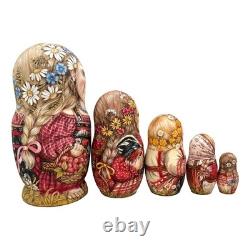 Collectable Russian Hand painted Nesting Dolls One of a Kind