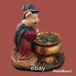 Collectible One Of A Kind Piggy Bank Witches Brew