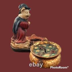 Collectible One Of A Kind Piggy Bank Witches Brew