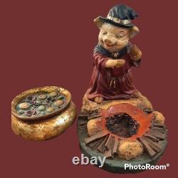 Collectible One Of A Kind Piggy Bank Witches Brew