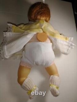Collectible Tiny Thumbelina & Accessories. Turn Knob Works! Ooak Brown Eyes