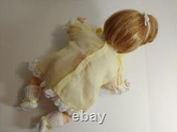 Collectible Tiny Thumbelina & Accessories. Turn Knob Works! Ooak Brown Eyes