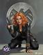 Comic Art One Of A Kind Acrylic Painting Of The Black Widow
