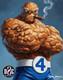 Comic Art One Of A Kind Acrylic Painting Of The Thing