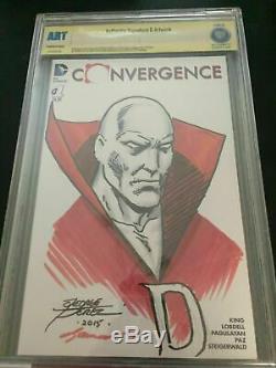 Convergence #1 variant. Original Art Deadman by George Perez! One of a Kind