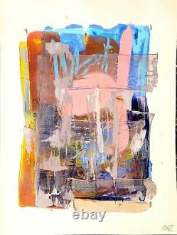 Corbellic Contemporary Abstract 11x14 Fine Art Collection Home New Expressionism