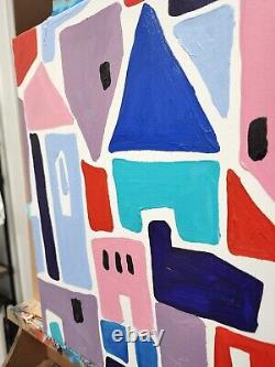 Corbellic Expressionist 12x16 Nursery Kids Art Signed Collectible Home Canvas Nr