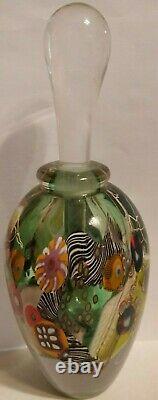 Crafted Glass Perfume Bottle by Wes Hunting Studio One of a Kind