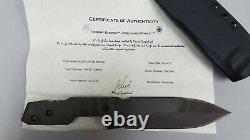 Crusader Forge Custom ONE-OF-A-KIND fixed blade LARGE Combat Knife S30V