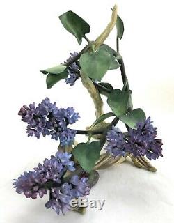 Custom Colored ONE OF A KIND Connoisseur of Malvern Bone China Lilac Branch