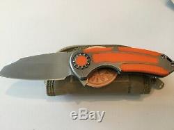 Custom David Curtiss Knives Medium F3 One Of a Kind Flipper Folder Knives