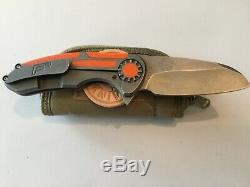 Custom David Curtiss Knives Medium F3 One Of a Kind Flipper Folder Knives