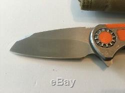 Custom David Curtiss Knives Medium F3 One Of a Kind Flipper Folder Knives