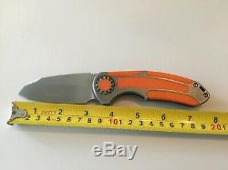 Custom David Curtiss Knives Medium F3 One Of a Kind Flipper Folder Knives