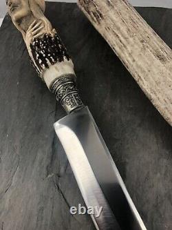 Custom Elvira Style Handmade Knife One Of A Kind