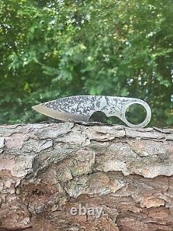 Custom Handmade Fixed Blade Hunting Knife 3 Blade with Sheath USA One of a Kind