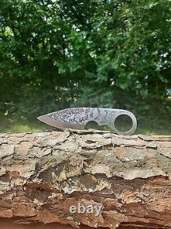 Custom Handmade Fixed Blade Hunting Knife 3 Blade with Sheath USA One of a Kind