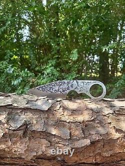 Custom Handmade Fixed Blade Hunting Knife 3 Blade with Sheath USA One of a Kind