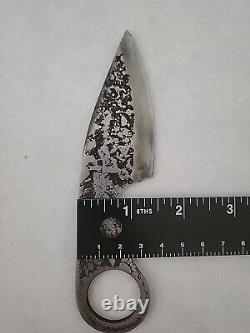 Custom Handmade Fixed Blade Hunting Knife 3 Blade with Sheath USA One of a Kind