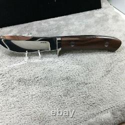 Custom Handmade Herron Dark Wood Handle Knife (1043) 8 Inch Length One Of A Kind