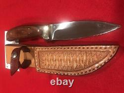 Custom Handmade Hunting Knife Paul Larson One of a Kind Gut Skinner Butcher Camp