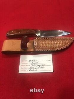 Custom Handmade Hunting Knife Paul Larson One of a Kind Gut Skinner Butcher Camp