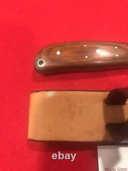 Custom Handmade Hunting Knife Paul Larson One of a Kind Gut Skinner Butcher Camp