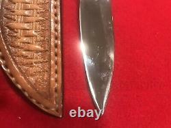 Custom Handmade Hunting Knife Paul Larson One of a Kind Gut Skinner Butcher Camp