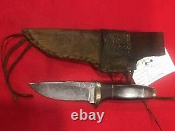 Custom Handmade Hunting Knife Paul Larson One of a Kind Mountain Man Rendezvous