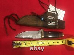 Custom Handmade Hunting Knife Paul Larson One of a Kind Mountain Man Rendezvous