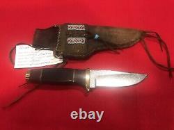 Custom Handmade Hunting Knife Paul Larson One of a Kind Mountain Man Rendezvous