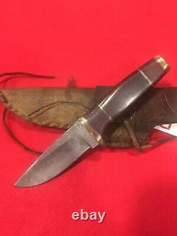 Custom Handmade Hunting Knife Paul Larson One of a Kind Mountain Man Rendezvous